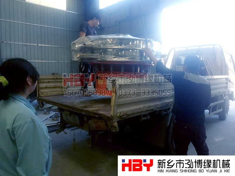 河北唐山魏先生HBY-AC1200超聲波新材料振動篩粉機已發(fā)貨??！請做好接貨準備